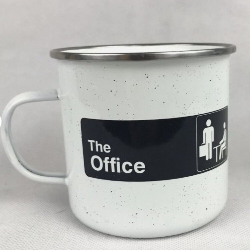 World’s Best Boss "The Office" Lovers Coffee Cup 22 oz 650 ml Enamel Camper Mug